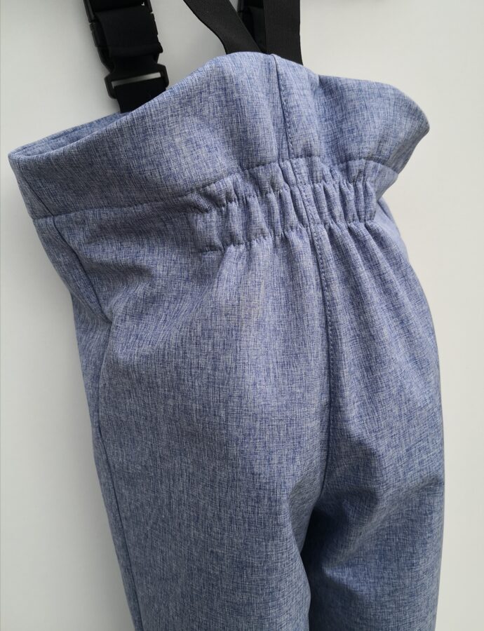 Softshell bikses ar regulējamām lencēm, gaiši zilas, 86-110, BB Collection