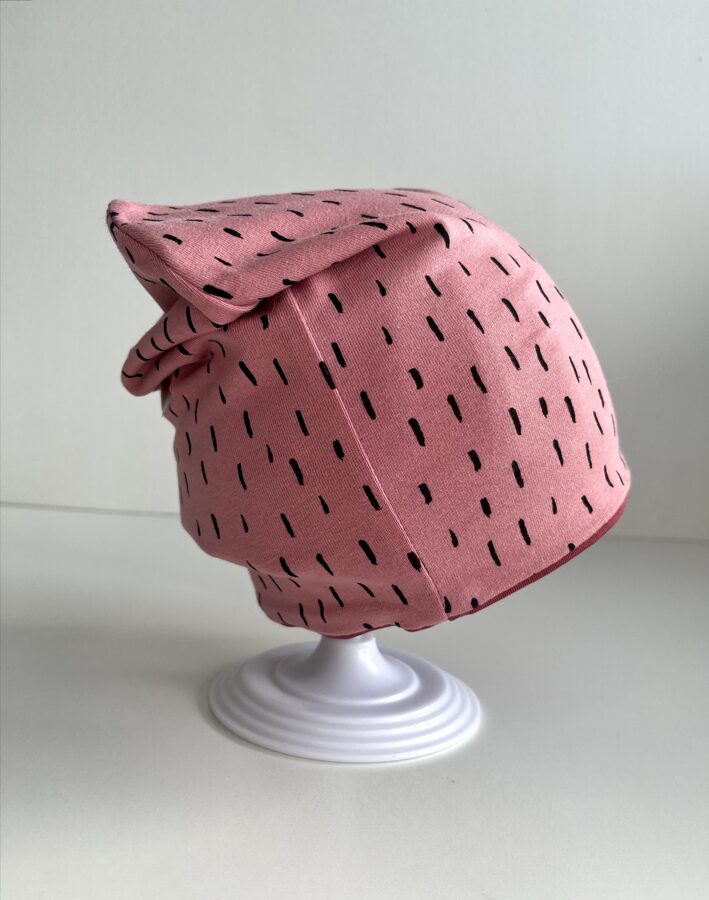 Cepure, rozā ar svītrām, 44-48, BBcollection, 105