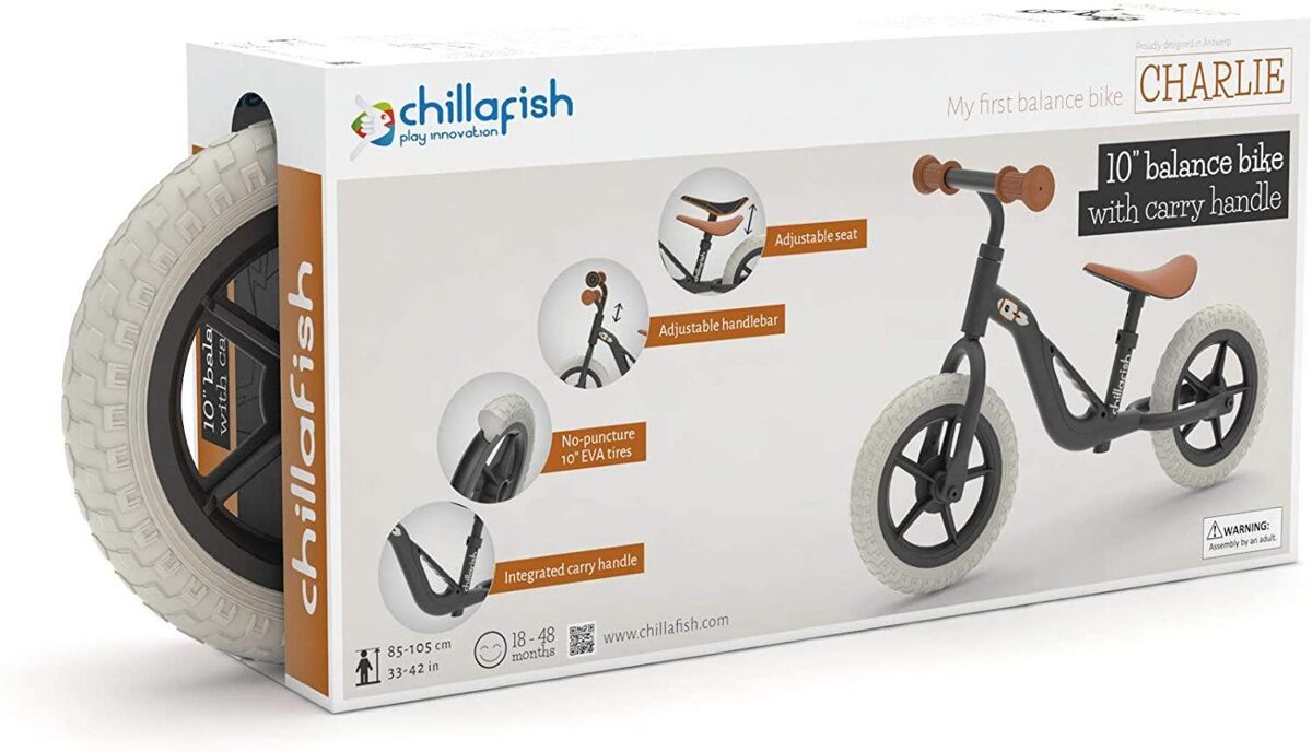 Līdzsvara velosipēds CHILLAFISH CHARLIE 10, CPCH01SIL