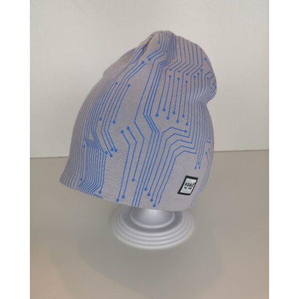 Cepure (pelēks+zils), 46-48cm, Agbo, 1466