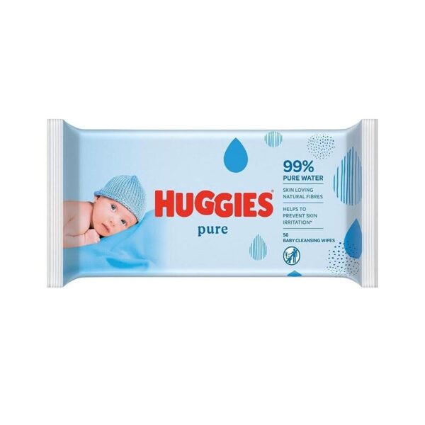 Huggies - Mitrās salvetes Pure, 56gab.